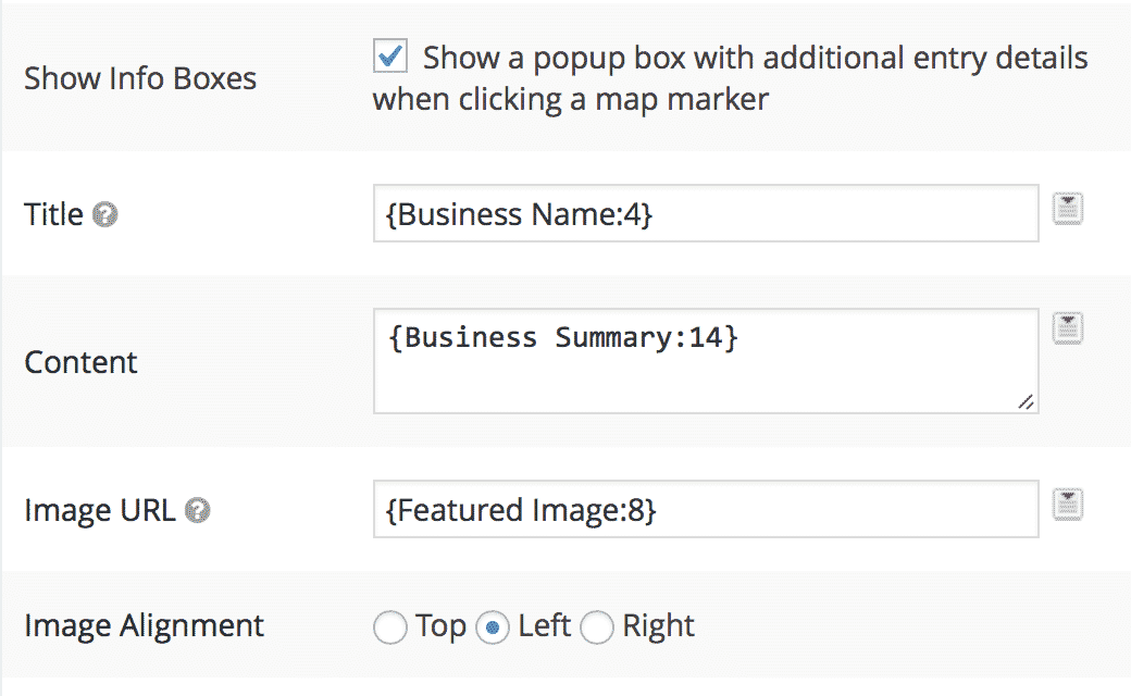 Screenshot of the View Settings