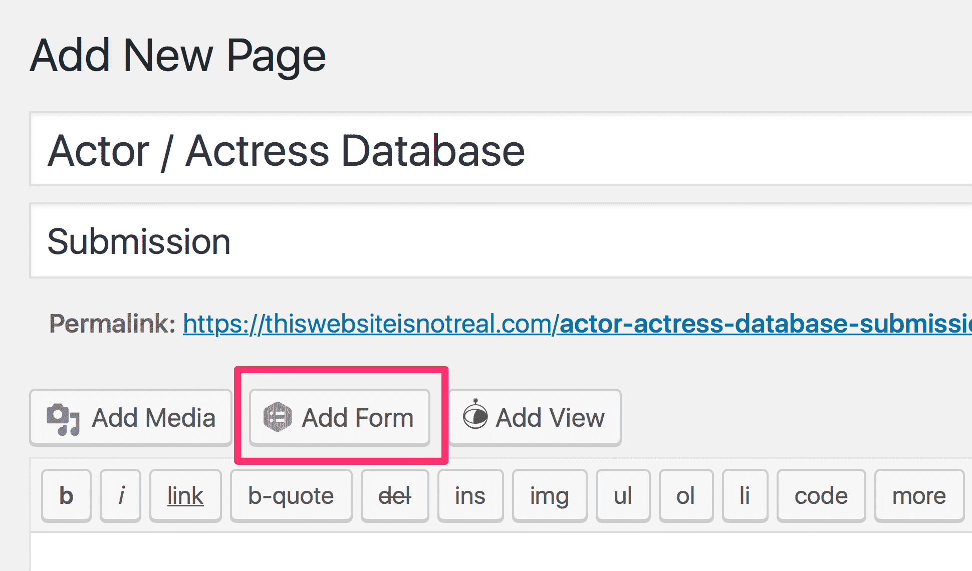Creating a database of actors and actresses - GravityKit