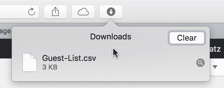 Web browser download icon