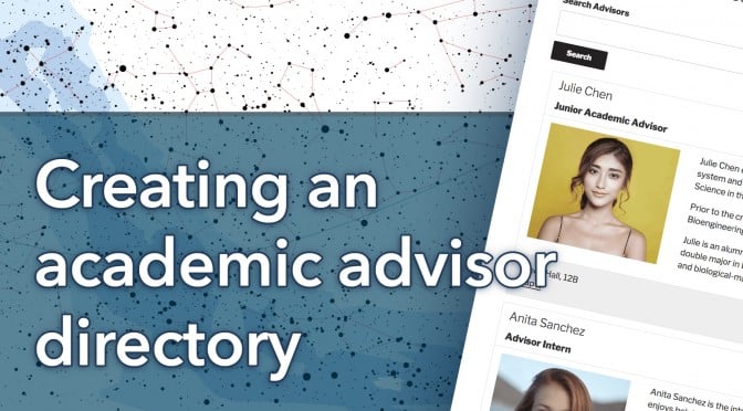 How to make an Academic Advisor directory with Gravity Forms and GravityView