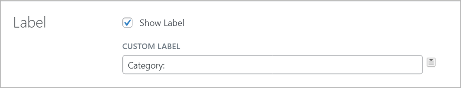 GravityView add custom label