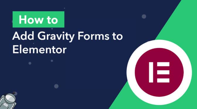 How to add Gravity Forms in Elementor