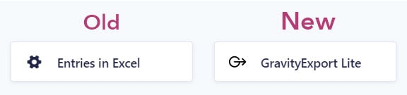 Entries in Excel vs GravityExport Lite