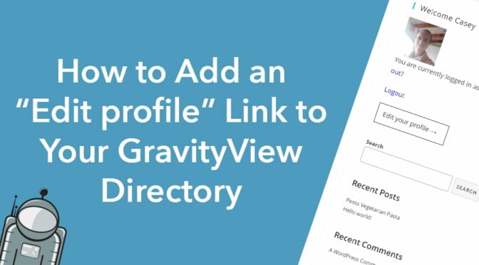 How to add an "Edit profile" link to your GravityView directory
