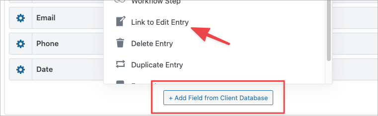 The GravityView 'Link to Edit Entry' field