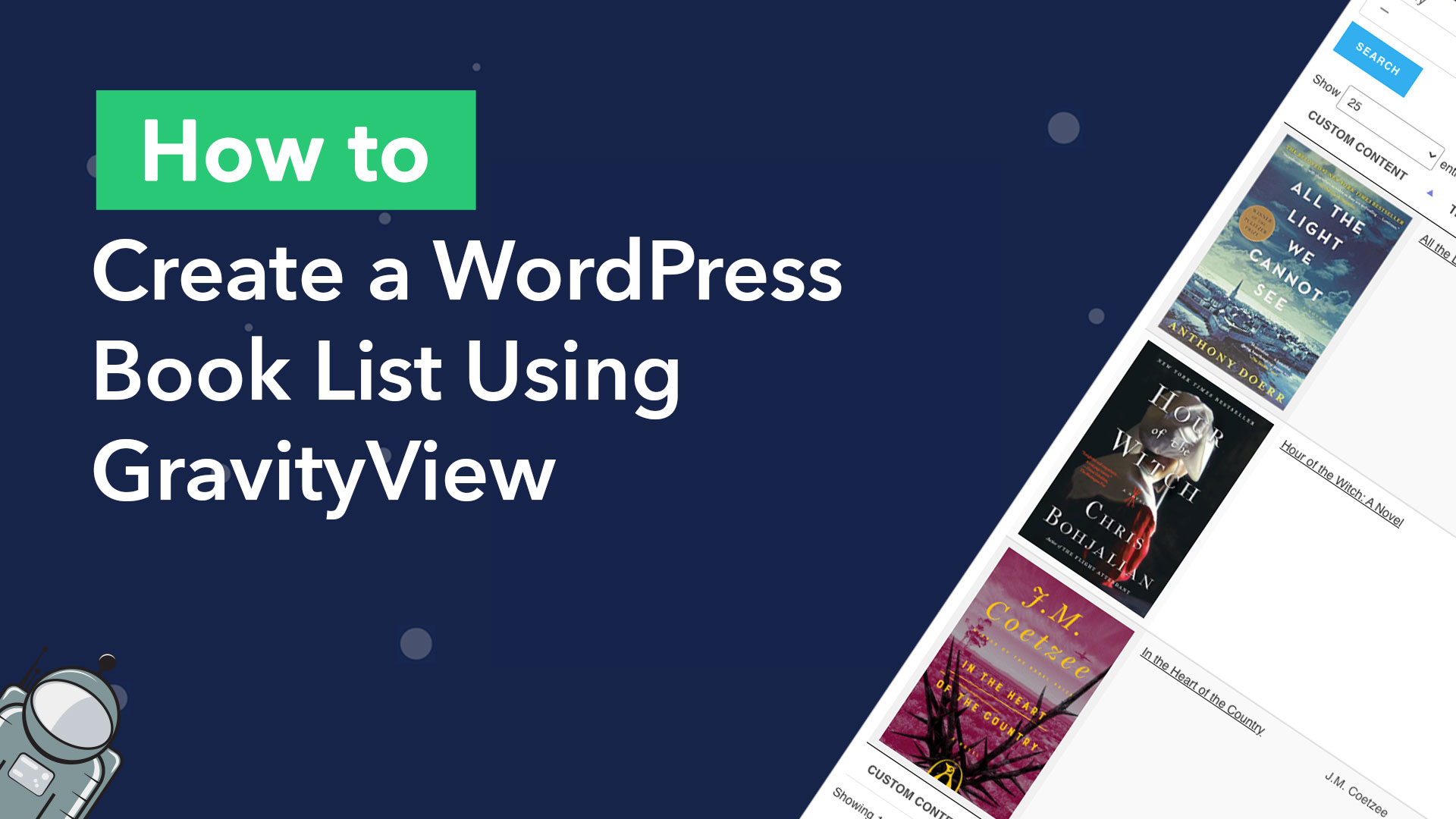 How to create a WordPress book list using GravityView