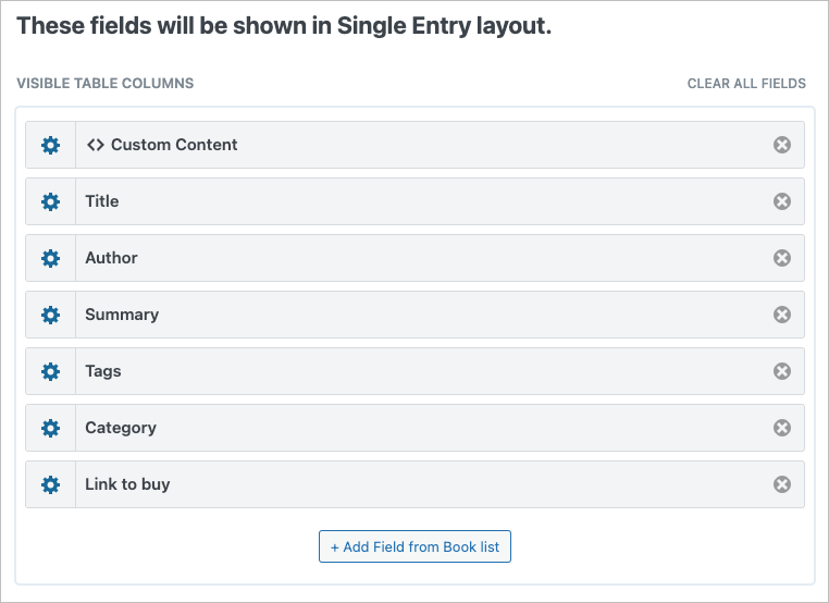 The GravityView Single Entry Layout