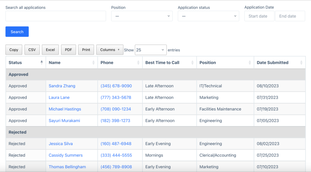 How to create tables in Gravity Forms (step by step guide) - GravityKit