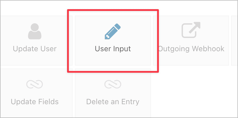 The 'User Input' step type in Gravity Flow