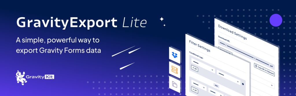 GravityExport Lite: A simple, powerful way to export Gravity Forms data