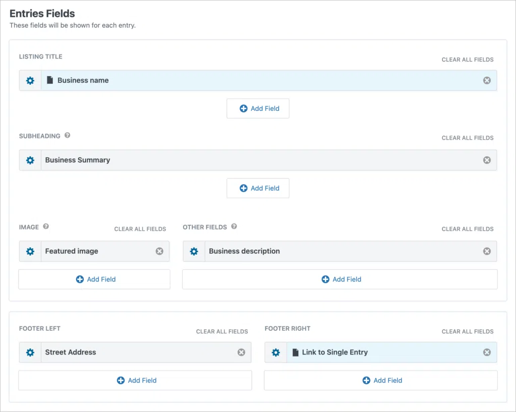 The GravityView visual View editor