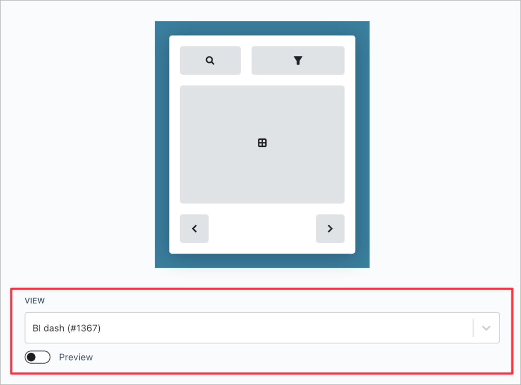 The GravityView View block