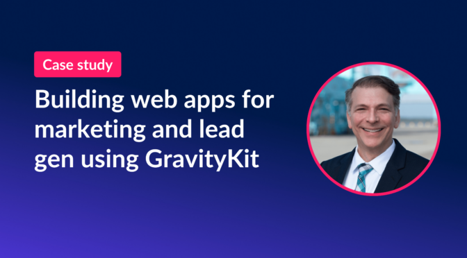Building web apps for marketing and lead gen