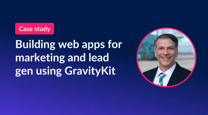 Building web apps for marketing and lead gen