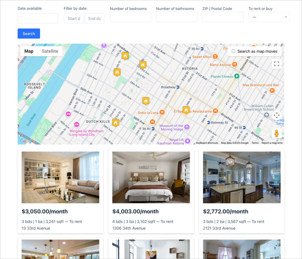 GravityView – Real estate directory
