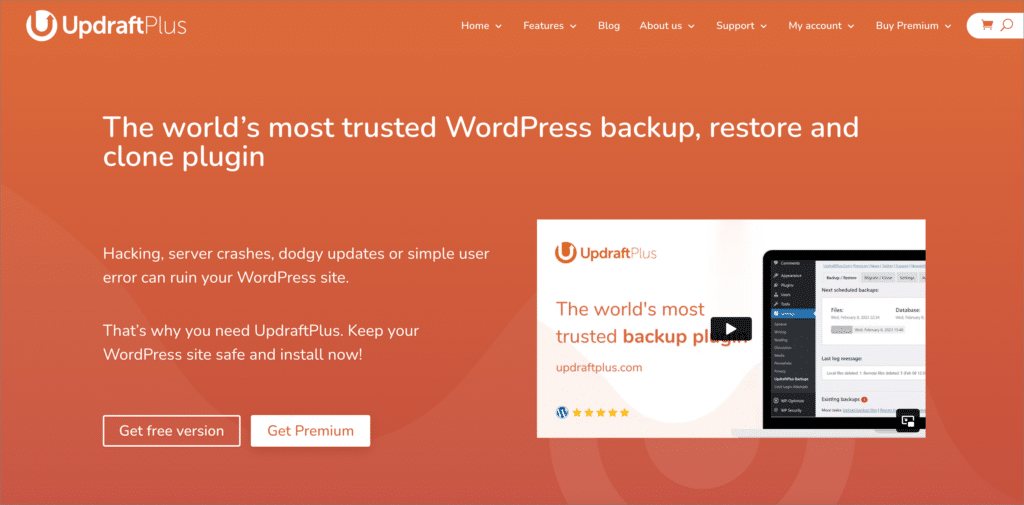 UpdraftPlus - the most trusted WordPress backup, restore and clone plugin