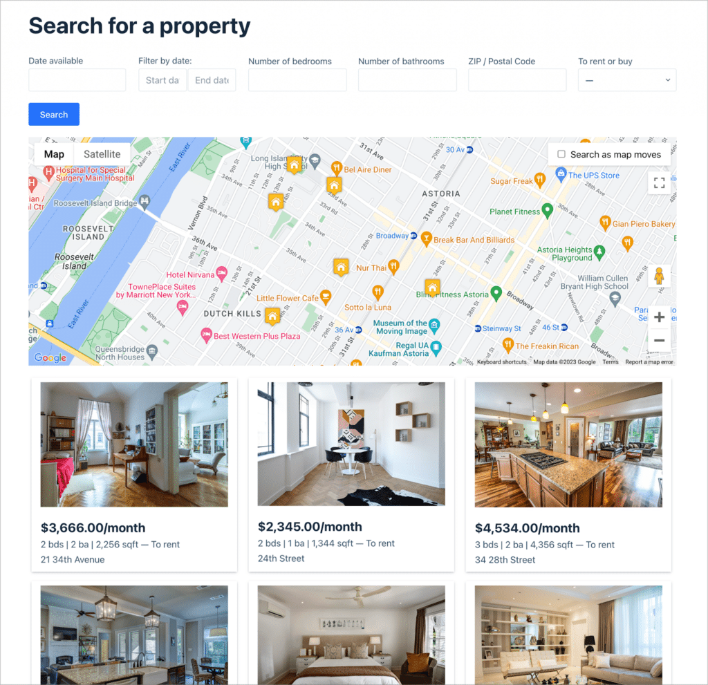 GravityView—Real estate directory
