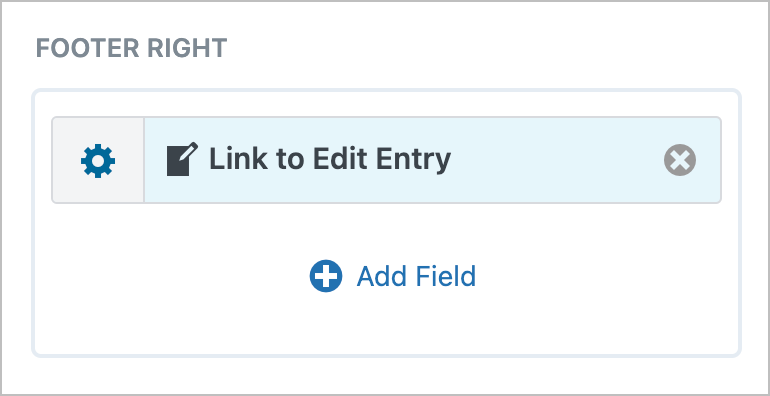the 'Link to Edit Entry' field