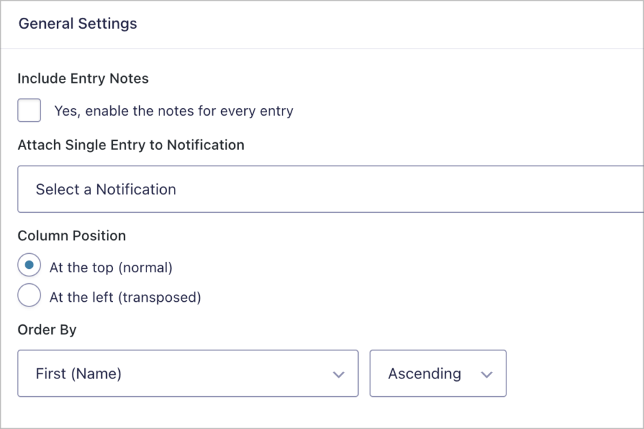 How to save your entry export settings in Gravity Forms - GravityKit