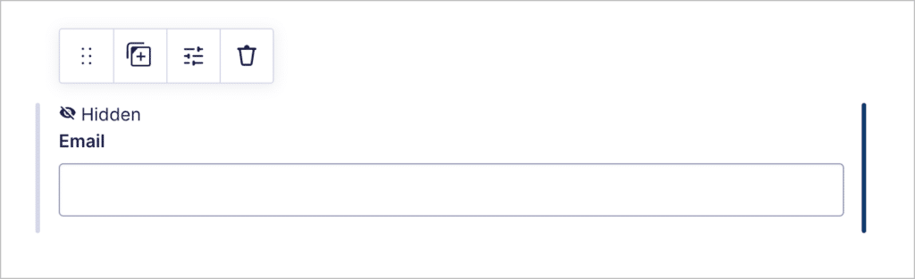 A hidden 'Email' field