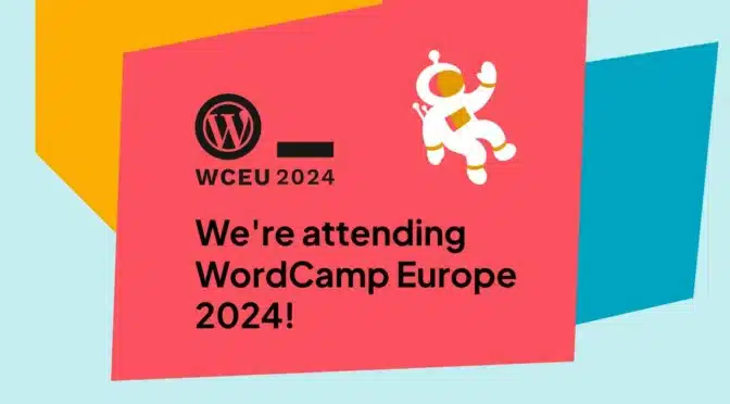 We're attending WordCamp Europe 2024