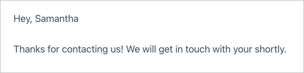 Hey Samantha, Thanks for contacting us! We will get in touch with you shortly.