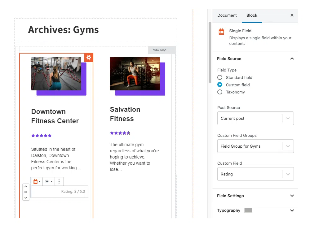 Toolset – User interface