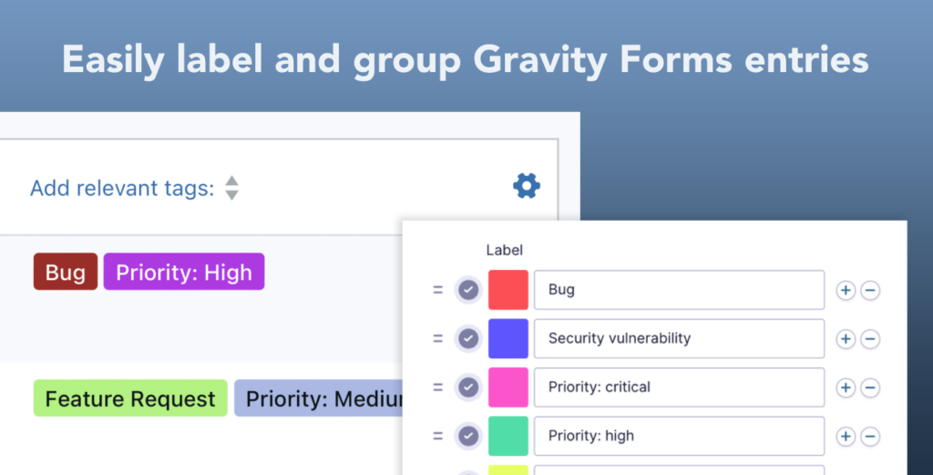 Easily label and group Gravity Forms entries