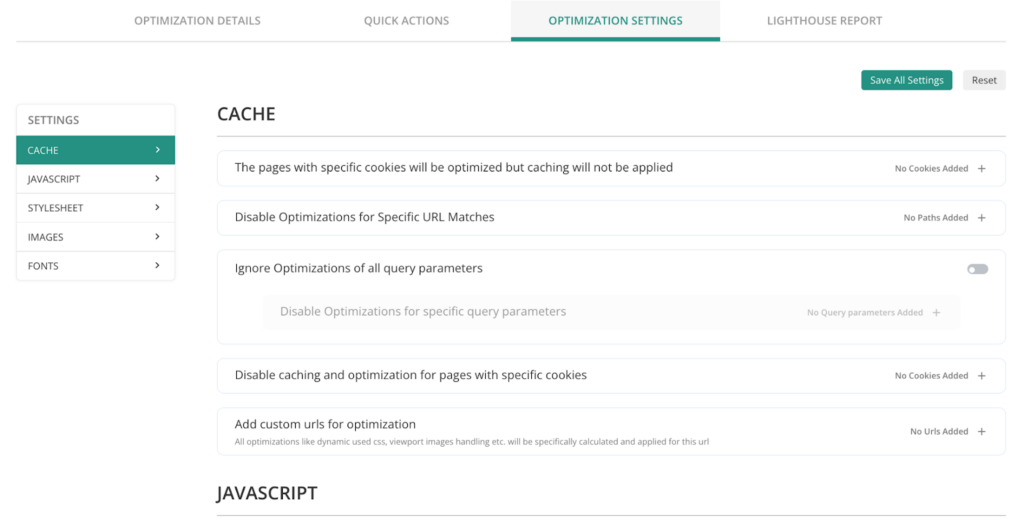 Airlift caching feature