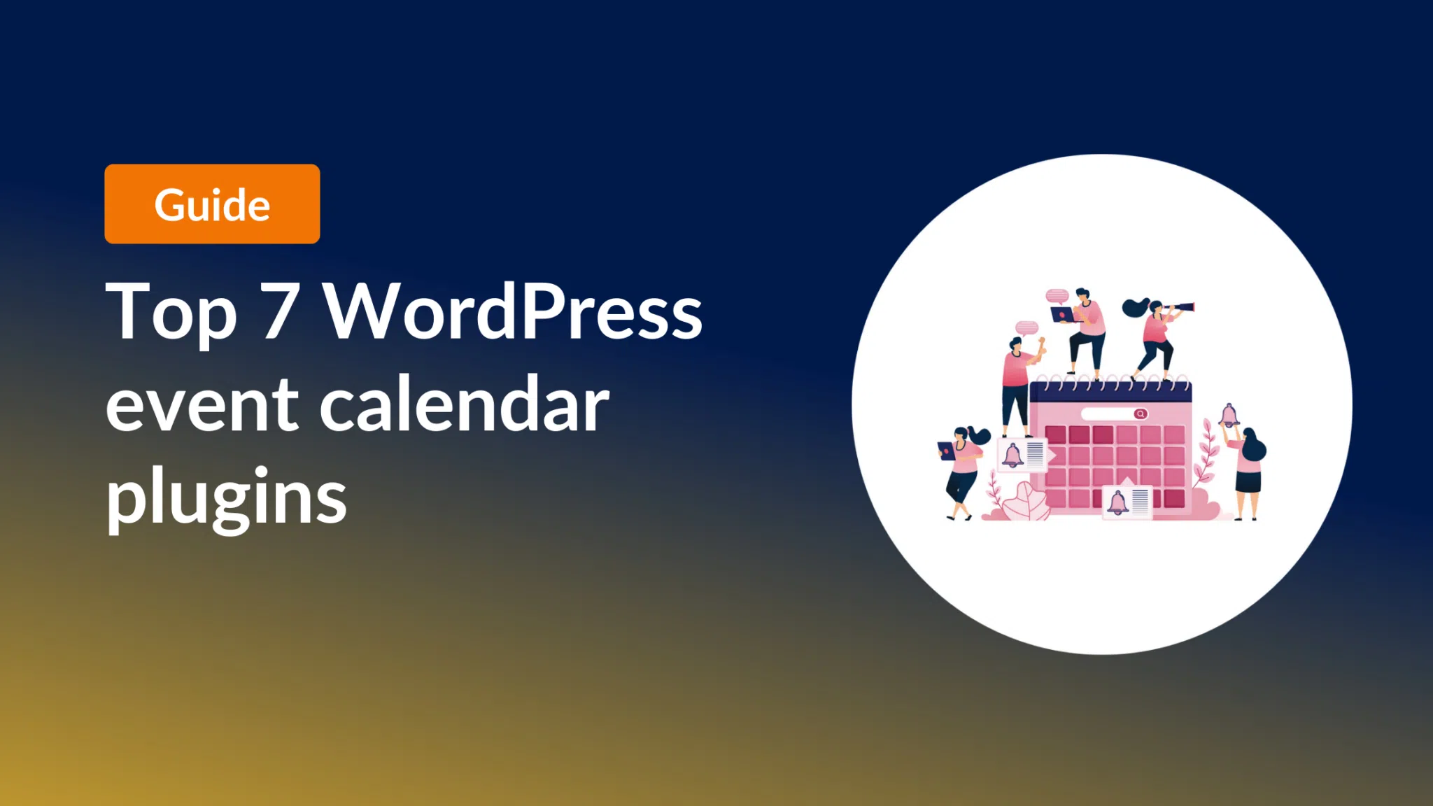 Top 7 WordPress event calendar plugins