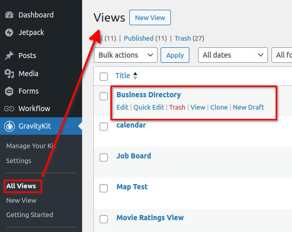 Image from Article: GravityEdit: How to Enable for GravityView Views