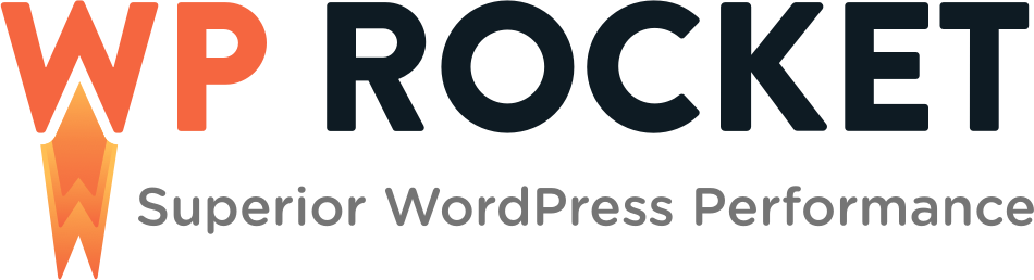 WP Rocket logo with text: "Superior Web Performance"