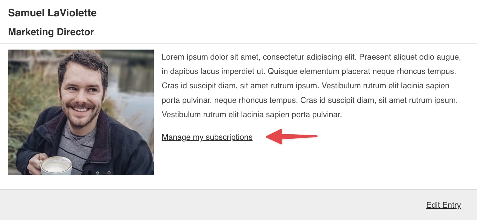 Image from Article: Adding a Link to the Stripe Customer Portal in GravityView