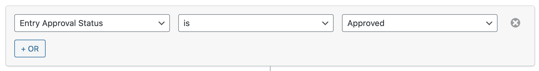 A filter to show entries by approval status in GravityView