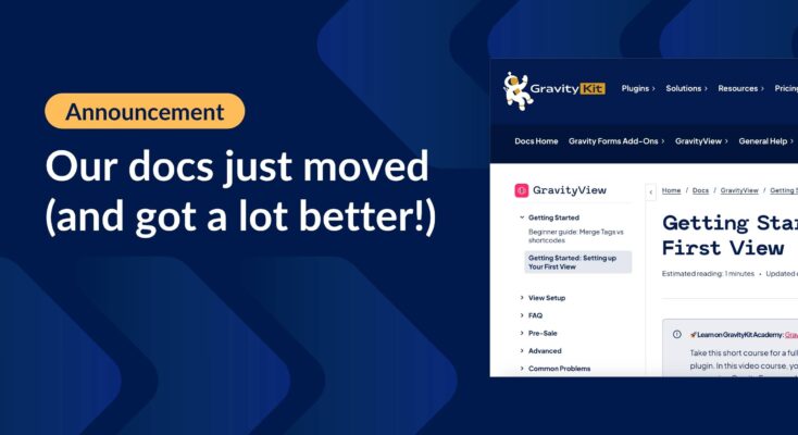 Our docs just moved (and got a lot better!)