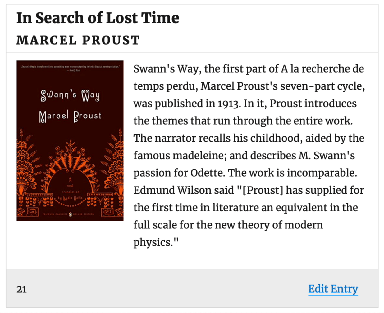 An animated GIF of a GravityView entry being refreshed, incrementing by one each time.