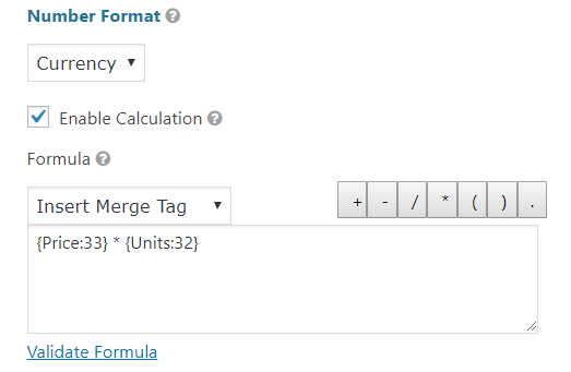 Using a currency Number field with a formula for a leaderboard