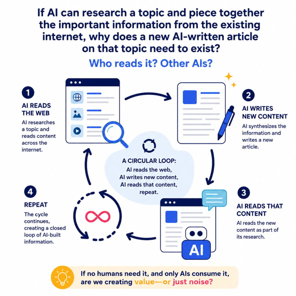 The AI content ouroboros