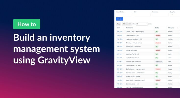 inventory management