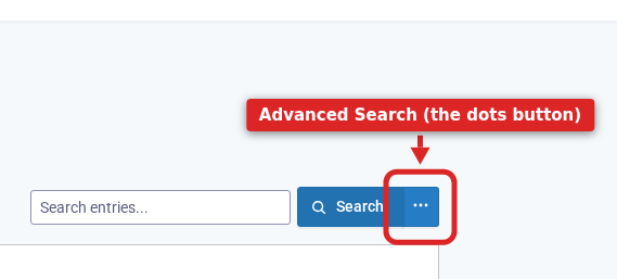 The three-dots Advanced Search button next to the Search button on the Global Search page