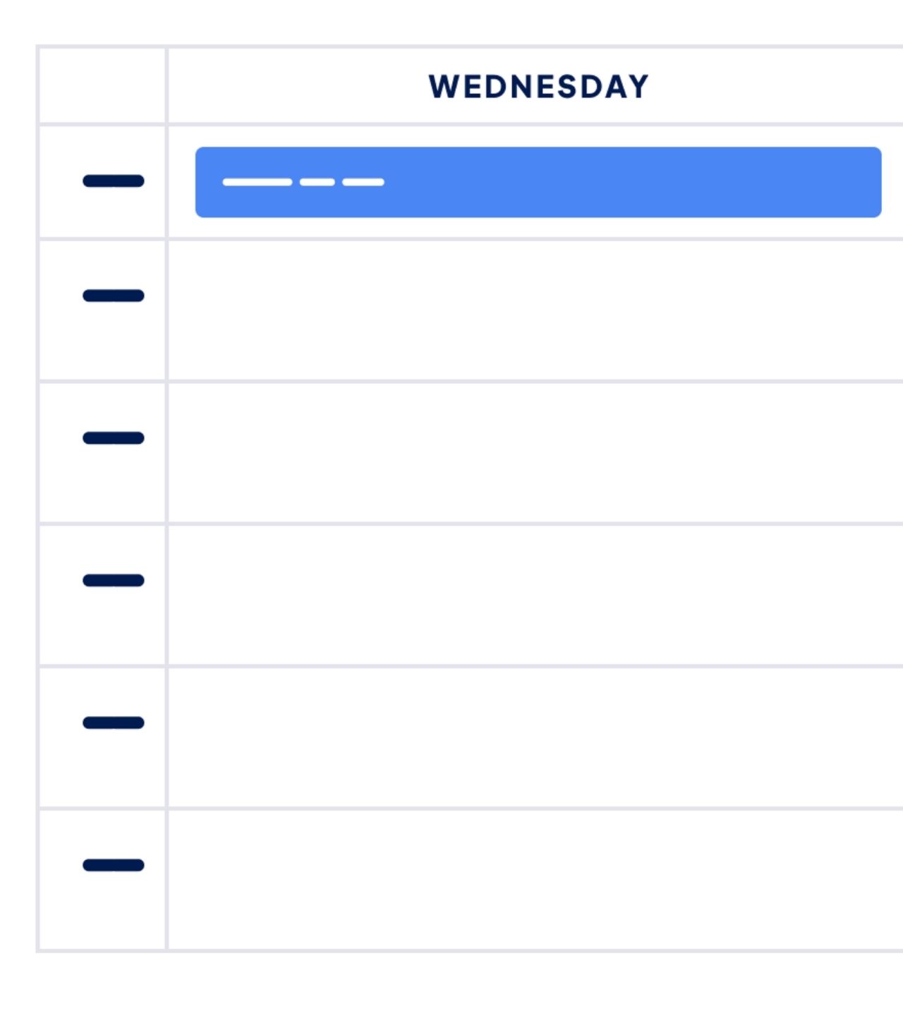 GravityCalendar day layout